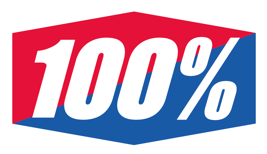 logotipo de 100%